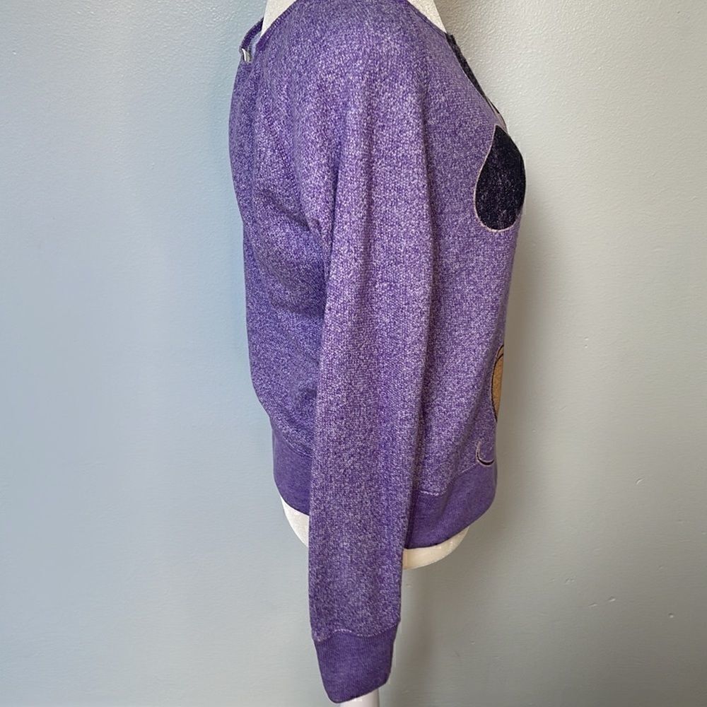 Disney Parks Mickey Mouse sweatshirt. Size Small. Purple. - Picture 2 of 4